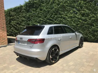 Usado Audi A3 S-Line 184 CV (135 kW) 2014 Gris / plata Berlina