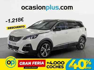 Usado Peugeot 5008 GT-line 165 CV (121 kW) 2017 Blanco SUV