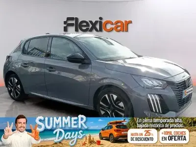 Usado Peugeot 208 Allure 100 CV (73 kW) 2025 Gris Utilitario