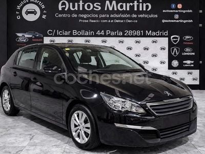 Usado Peugeot 308 Active 130 CV (95 kW) 2015 Negro Berlina