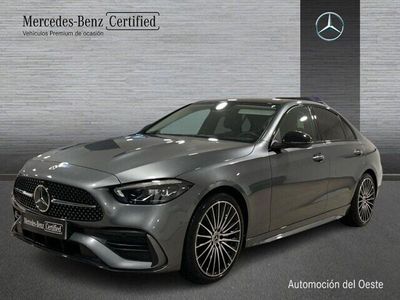 Usado Mercedes C220 AMG line 200 CV (147 kW) 2025 Gris Berlina