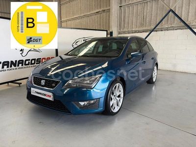Azul Usado 2014 Seat Leon FR Familiar | 12.400 € (Precio justo)