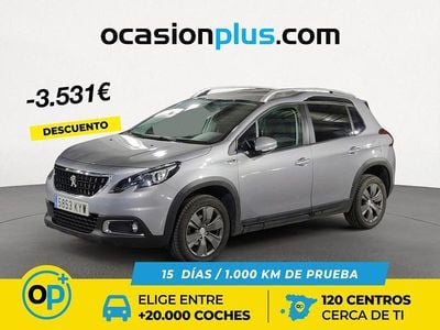 Gris Usado 2019 Peugeot 2008 Signature Sky SUV | 11.790 € (Buen precio)
