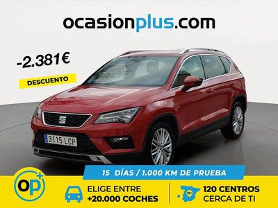 Usado Seat Ateca 4Drive 190 CV (139 kW) 2019 Rojo SUV