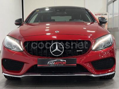 Rojo Usado 2018 Mercedes C220 Coupe | 20.990 € (Precio justo)