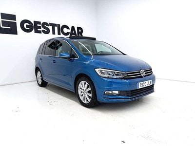 Usado VW Touran Sport 150 CV (110 kW) 2016 Azul Monovolumen