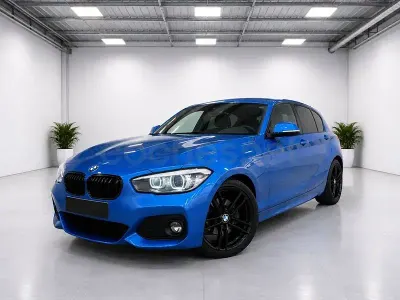 Begagnad BMW 118 Comfort Edition 150 HK (110 kW) 2019 Blå Halvkombi