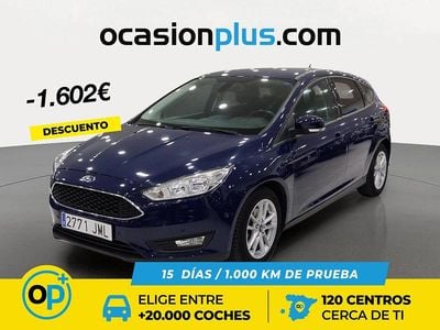 Usado Ford Focus Trend+ 120 CV (88 kW) 2016 Azul Utilitario