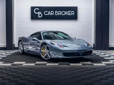 Usado Ferrari 458 570 CV (419 kW) 2013 Gris / plata Coupe