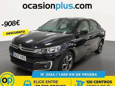 Usado Citroën C-Elysee I Shine 102 CV (75 kW) 2018 Negro Berlina