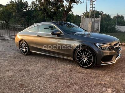 Usado Mercedes C220 170 CV (125 kW) 2018 Gris / plata Coupe