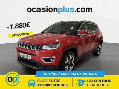 Usado Jeep Compass Limited 140 CV (102 kW) 2018 Rojo SUV
