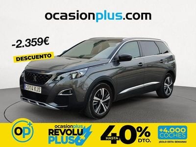 Usado Peugeot 5008 GT-line 120 CV (88 kW) 2018 Gris Monovolumen