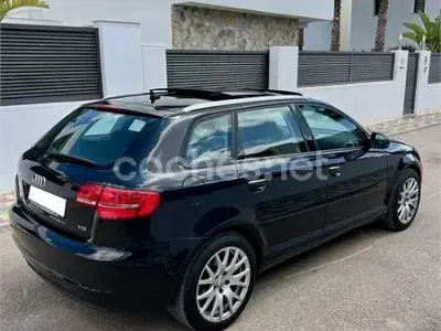 Usado Audi A3 Ambiente 140 CV (102 kW) 2010 Negro Utilitario