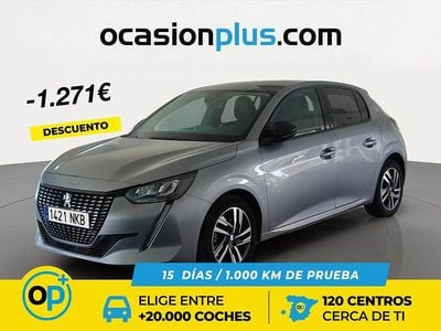 Usado Peugeot 208 Allure 100 CV (73 kW) 2023 Gris Utilitario