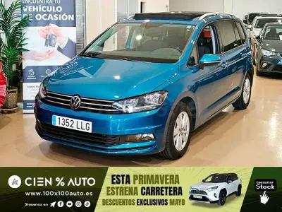 Usado VW Touran Advance 150 CV (110 kW) 2020 Azul Monovolumen