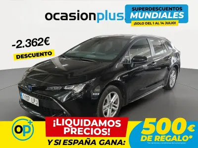 Usado Toyota Corolla Active 122 CV (89 kW) 2021 Negro Familiar