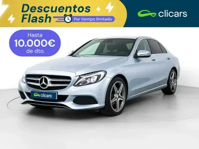 Usado Mercedes C220 170 CV (125 kW) 2017 Gris Berlina