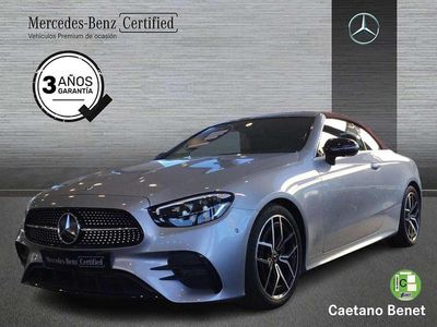 Plateado Usado 2023 Mercedes E220 Descapotable | 54.950 € (Precio justo)