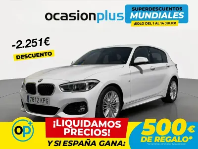 Usado BMW 116 116 CV (85 kW) 2018 Blanco Utilitario