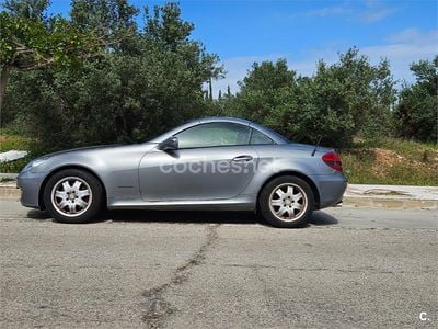 Usado Mercedes SLK200 163 CV (119 kW) 2008 Gris / plata Descapotable