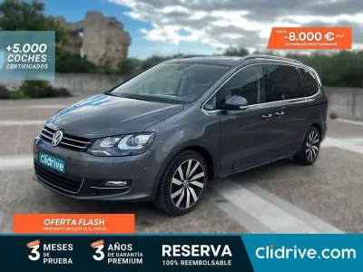 Begagnad VW Sharan Sport 177 HK (130 kW) 2016 Grå Minibuss