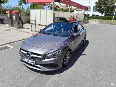 Usado Mercedes CLA220 AMG line 177 CV (130 kW) 2016 Gris / plata Berlina