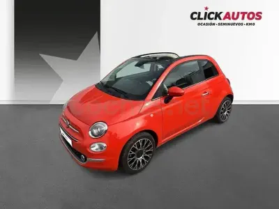 Usado Fiat 500C Dolcevita 70 CV (51 kW) 2023 Naranja Descapotable