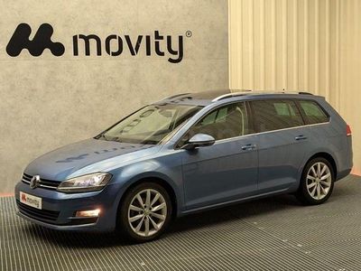 Käytetty VW Golf VII Sportline 105 HP (77 kW) 2015 Sininen Farmari