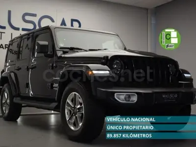 Usado Jeep Wrangler Unlimited Sahara 200 CV (147 kW) 2019 Negro SUV