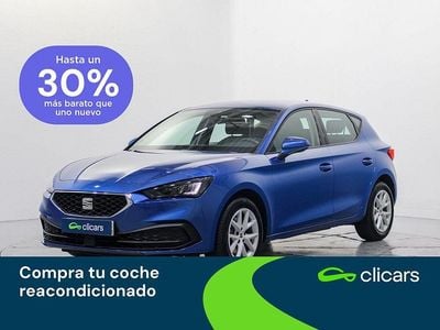 Usado Seat Leon Style 110 CV (80 kW) 2024 Azul Berlina