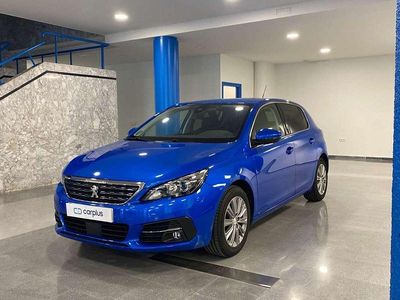 Usado Peugeot 308 Allure 131 CV (96 kW) 2020 Azul Utilitario