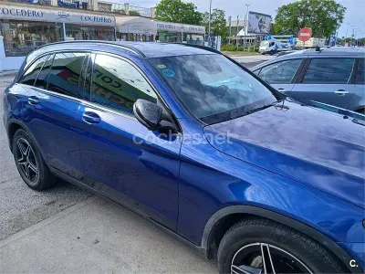 Usado Mercedes GLC220 170 CV (125 kW) 2020 Azul SUV