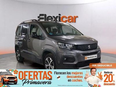 Usado Peugeot Rifter GT 131 CV (96 kW) 2021 Gris Monovolumen