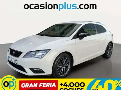 Usado Seat Leon SC Style 110 CV (80 kW) 2015 Blanco Utilitario