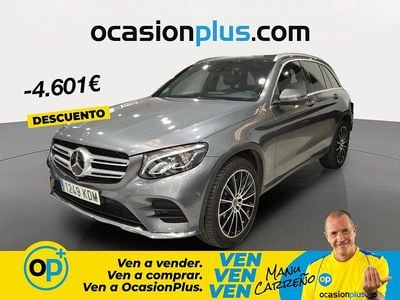 Usado Mercedes GLC250 204 CV (150 kW) 2017 Gris SUV