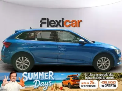 Usado Skoda Scala Ambition 95 CV (69 kW) 2021 Azul Utilitario