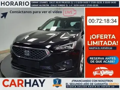 Usado Seat Tarraco Style 151 CV (111 kW) 2021 Negro SUV