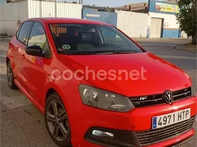 Usado VW Polo R-line 90 CV (66 kW) 2013 Rojo Utilitario