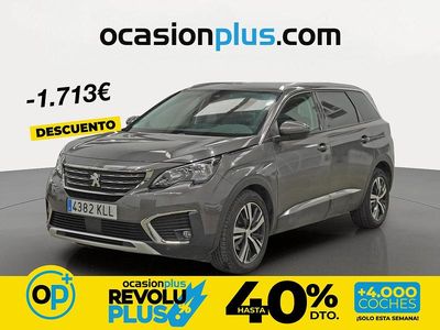 Usado Peugeot 5008 Allure 130 CV (95 kW) 2018 Gris Monovolumen