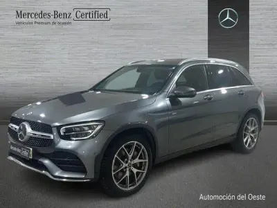 Usado Mercedes GLC220 AMG line 194 CV (142 kW) 2021 Gris SUV