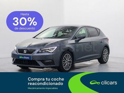 Usado Seat Leon Style 110 CV (80 kW) 2018 Gris / plata Berlina