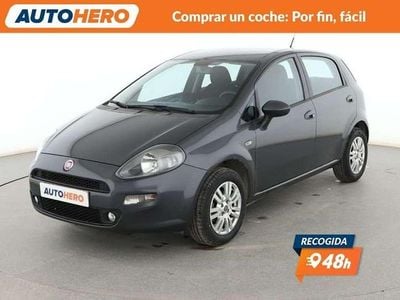 Usado Fiat Punto Lounge 77 CV (56 kW) 2014 Gris Utilitario