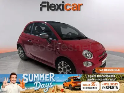 Usado Fiat 500C Sport 70 CV (51 kW) 2022 Rojo Descapotable