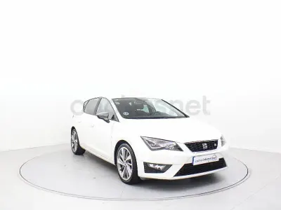 Usado Seat Leon FR 150 CV (110 kW) 2014 Blanco Berlina