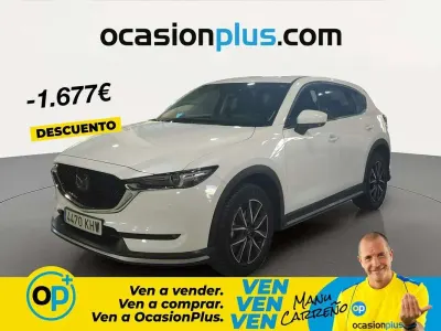Usado Mazda CX-5 Luxury 175 CV (128 kW) 2018 Blanco SUV