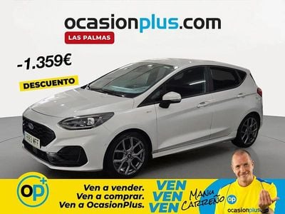 Begagnad Ford Fiesta ST-Line 125 HK (91 kW) 2023 Grå Halvkombi