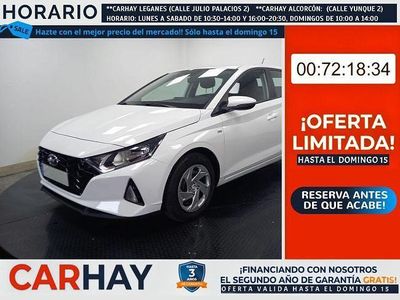 Usado Hyundai i20 101 CV (74 kW) 2021 Blanco Berlina
