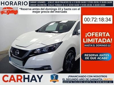 Usado Nissan Leaf N-Connecta 161 kW (219 CV) 2019 Blanco Utilitario