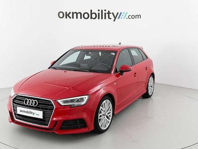 Usado Audi A3 Sportback S-Line 150 CV (110 kW) 2019 Rojo Utilitario